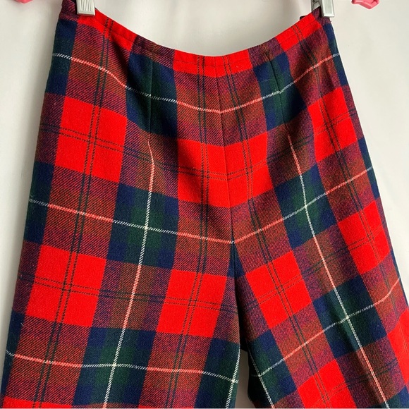 1960s Wool Pendleton - Tartan Trousers - Talon side zipper made in USA - Picture 2 of 8